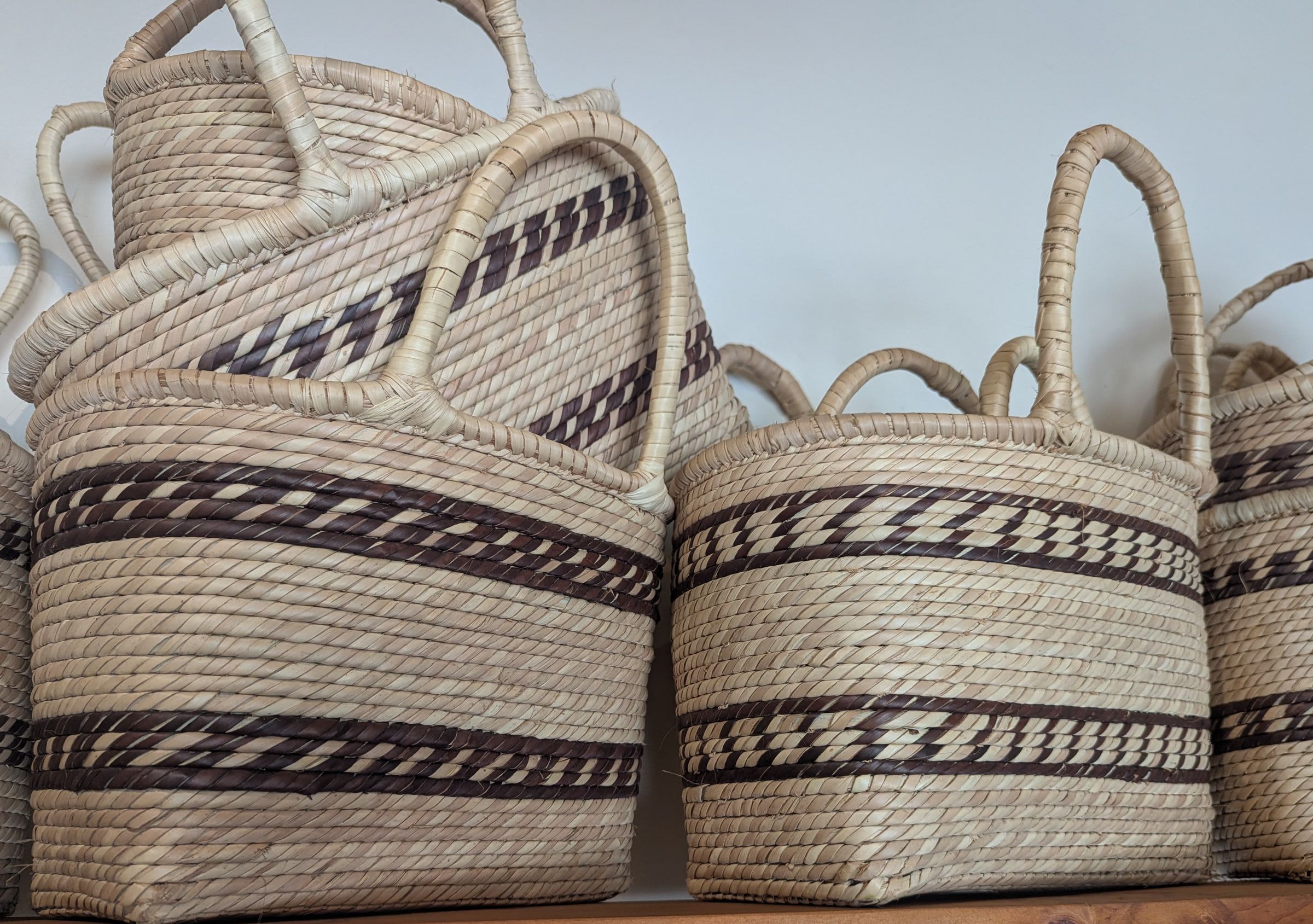 Ilala palm baskets